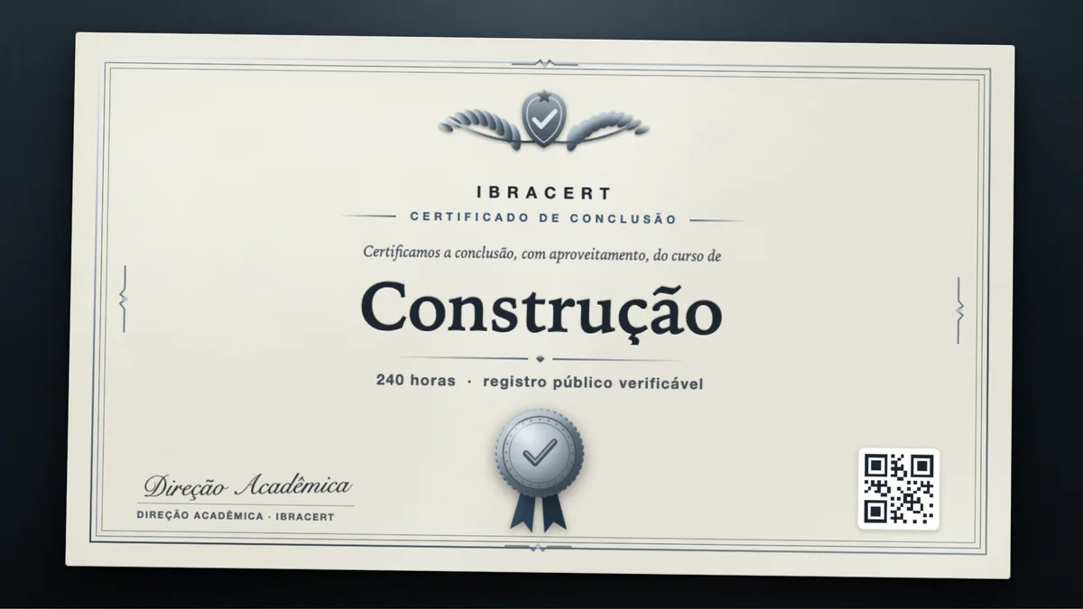 Capa do curso Construção
