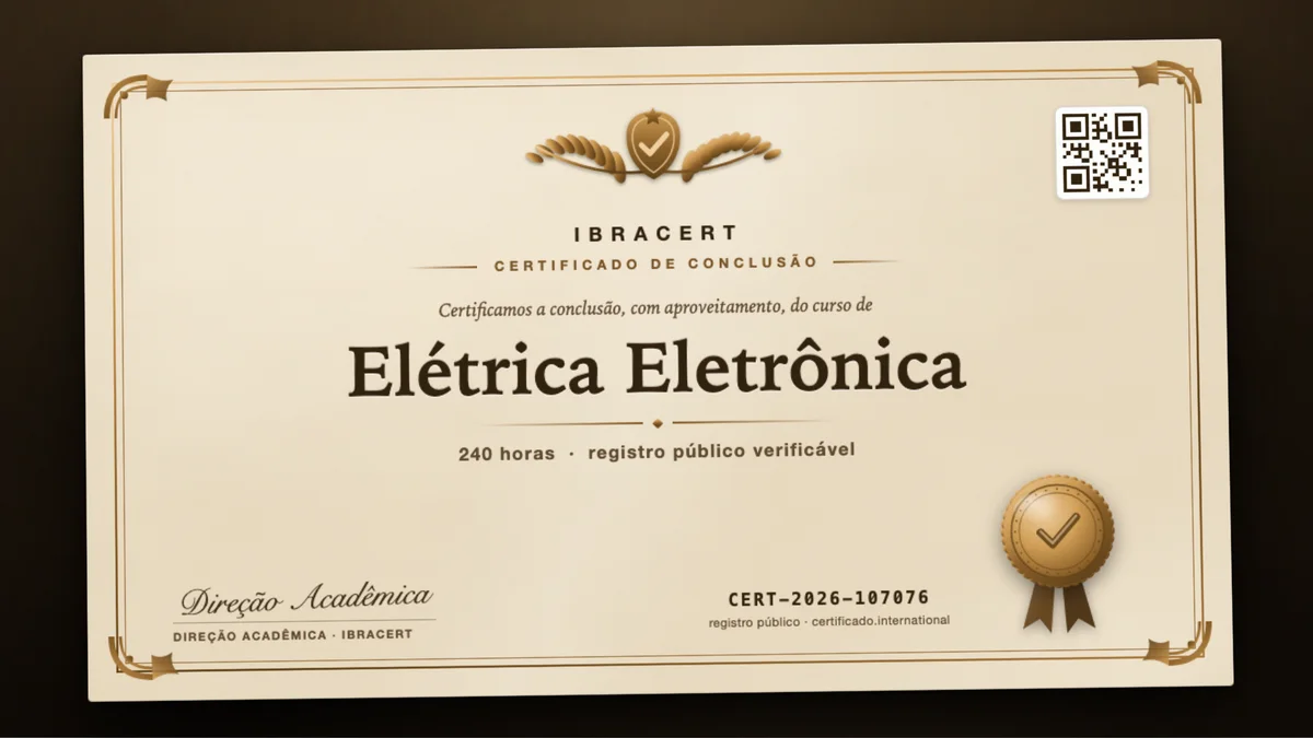 Capa do curso Elétrica Eletrônica