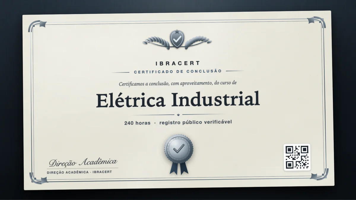 Capa do curso Elétrica Industrial