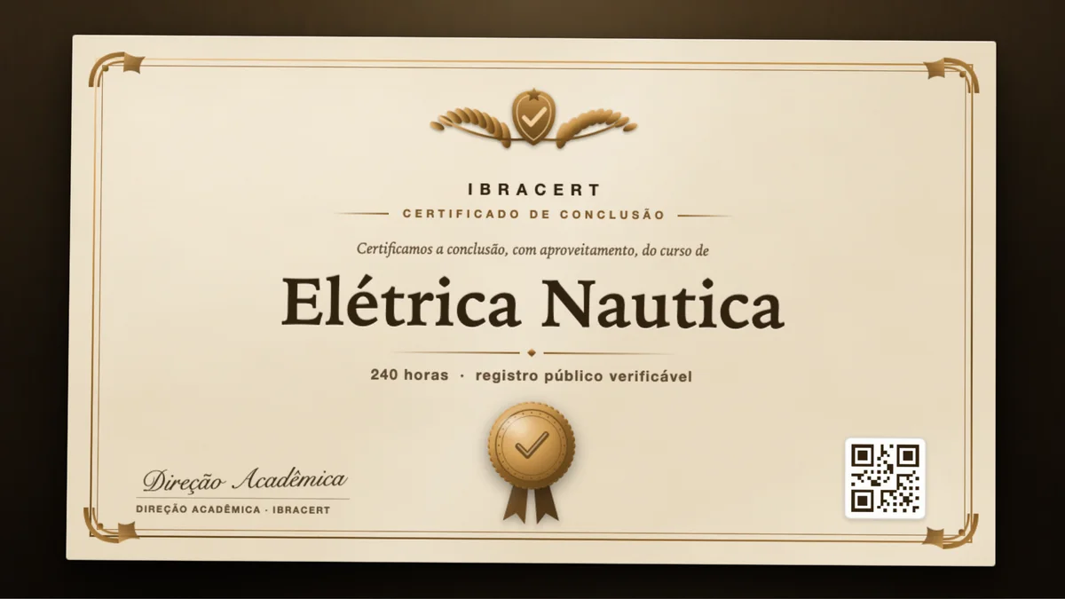 Capa do curso Elétrica Nautica