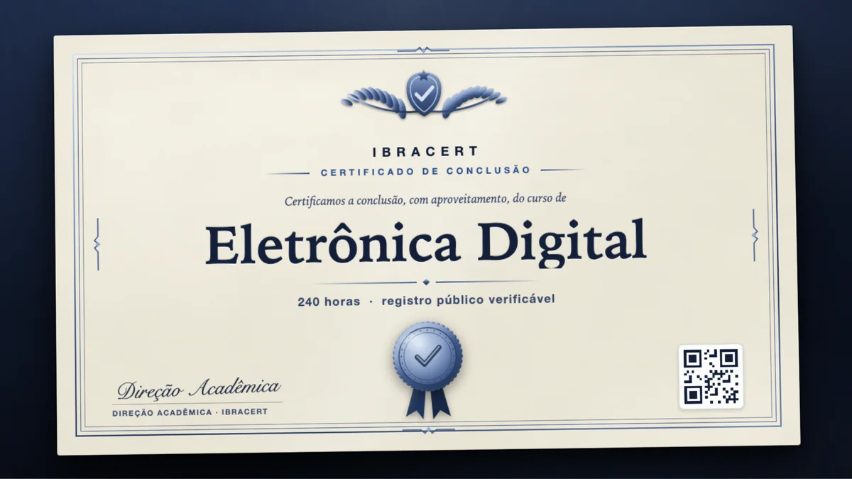 Capa do curso Eletrônica Digital