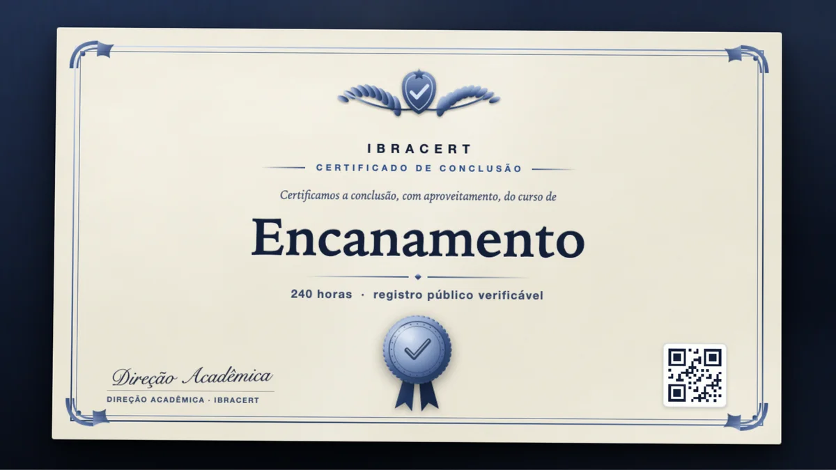 Capa do curso Encanamento