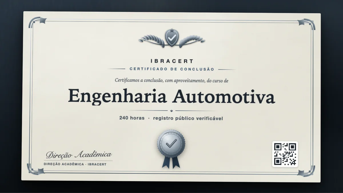Capa do curso Engenharia Automotiva