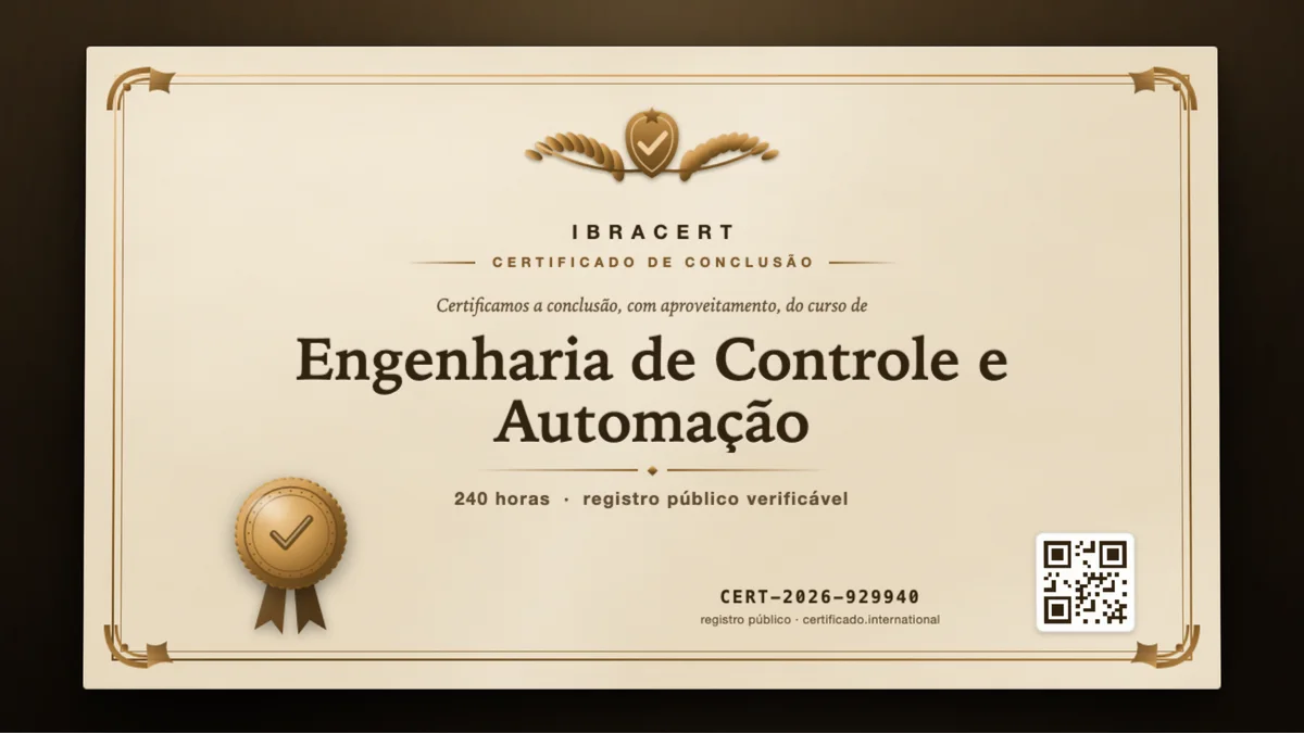 Capa do curso Engenharia de Controle e Automação