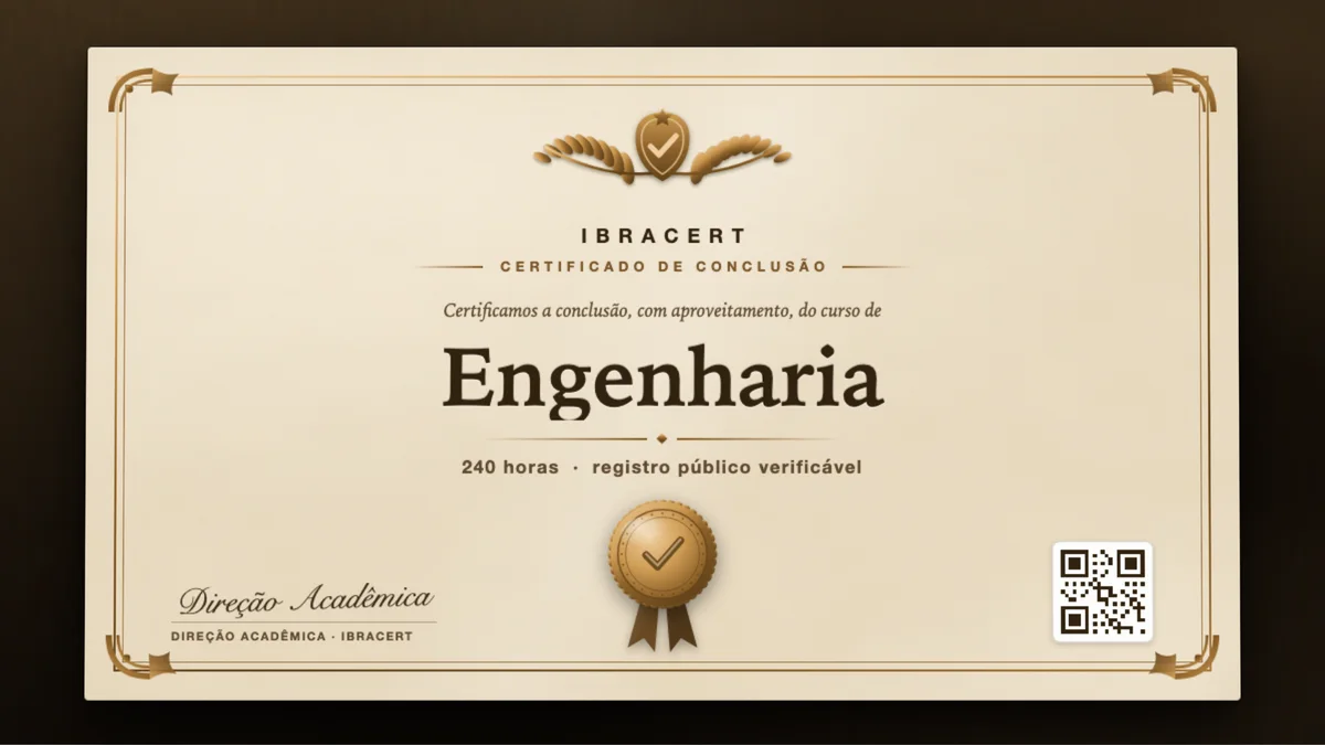 Capa do curso Engenharia