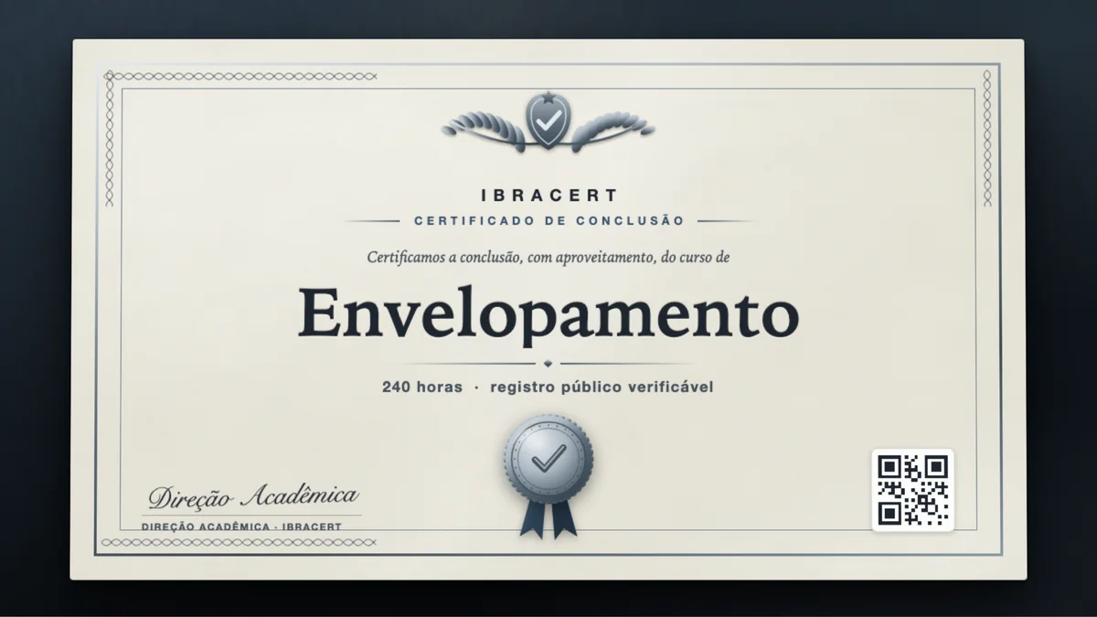 Capa do curso Envelopamento