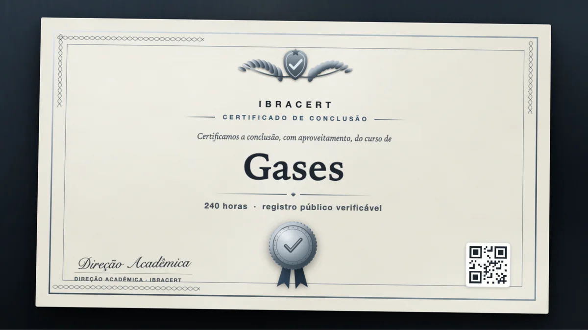 Capa do curso Gases