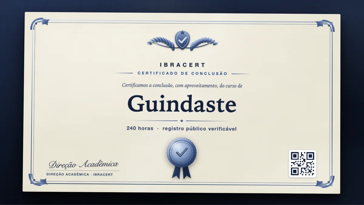 Capa do curso Guindaste