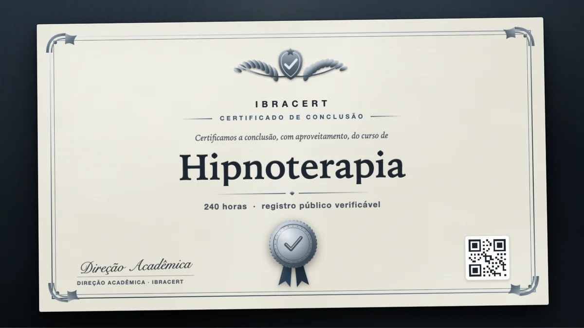 Capa do curso Hipnoterapia