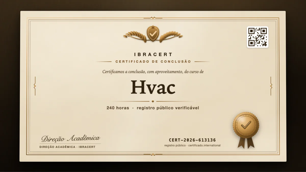 Capa do curso Hvac