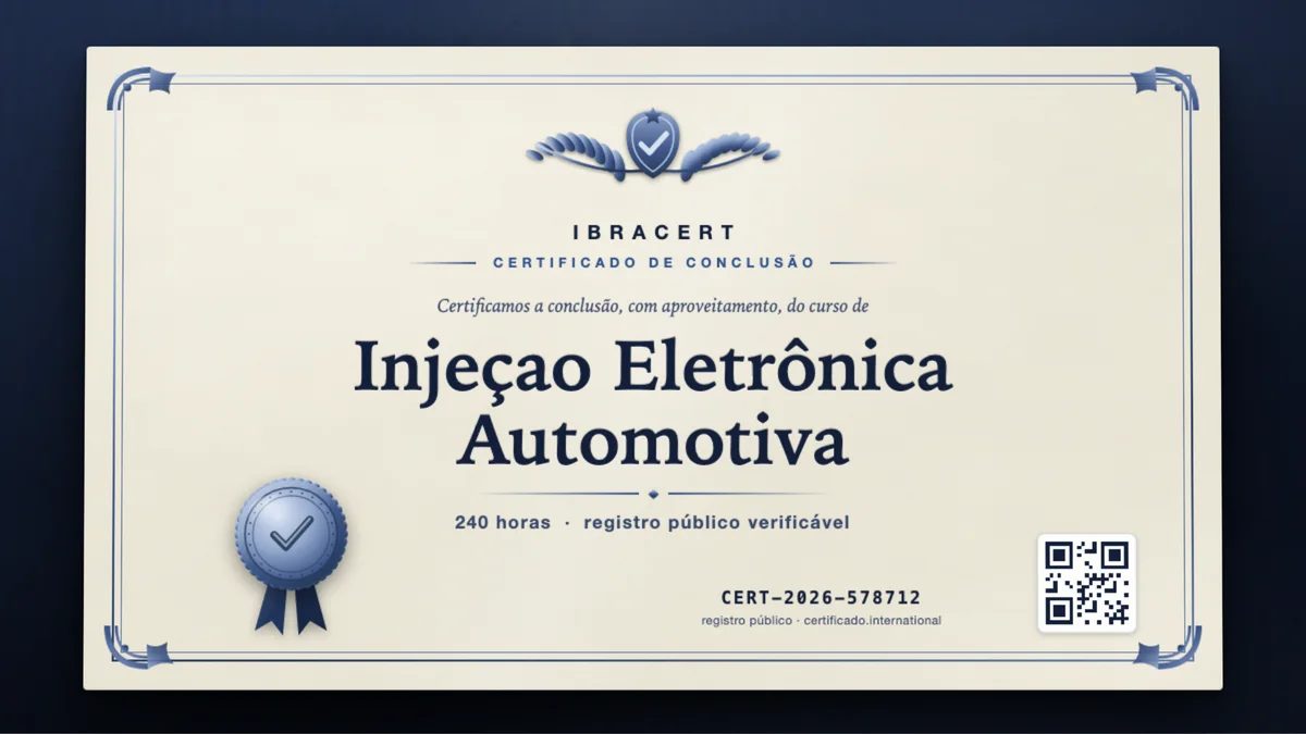 Capa do curso Injeçao Eletrônica Automotiva