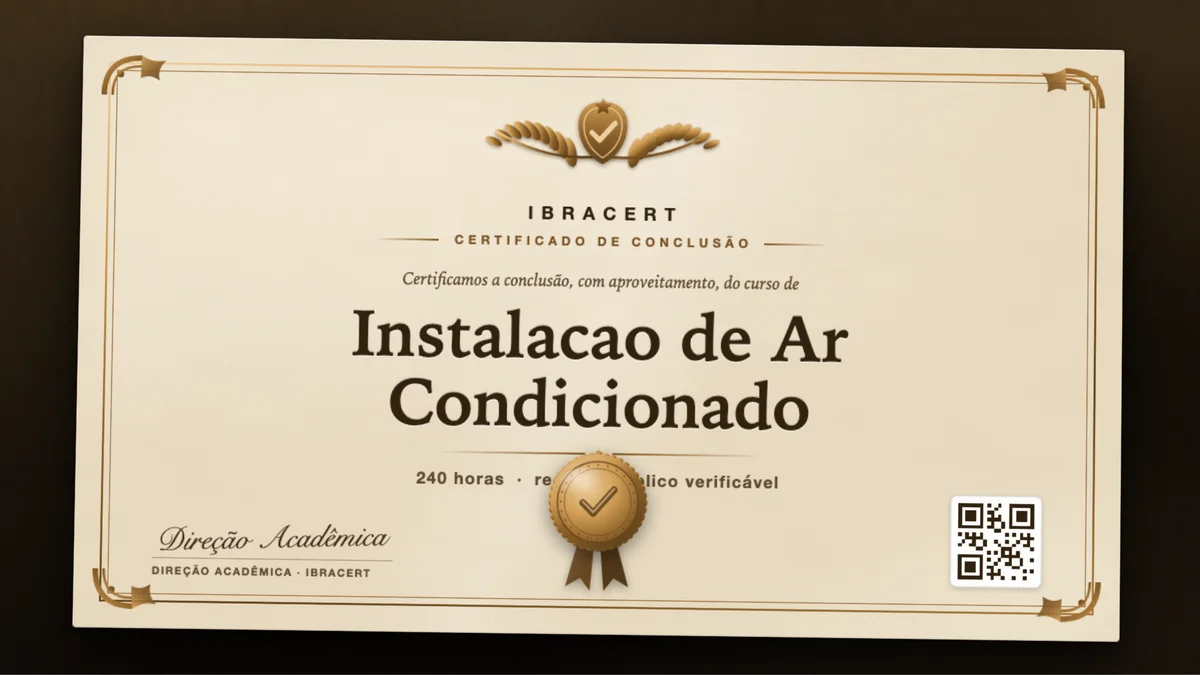 Capa do curso Instalacao de Ar Condicionado