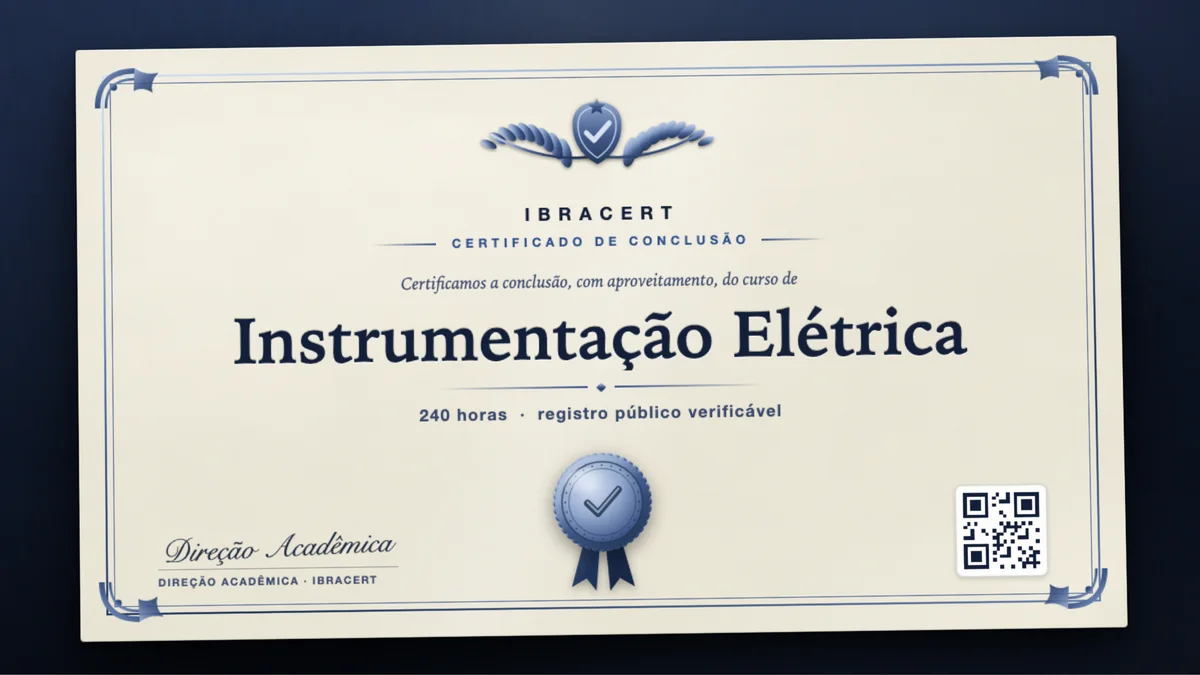 Capa do curso Instrumentação Elétrica