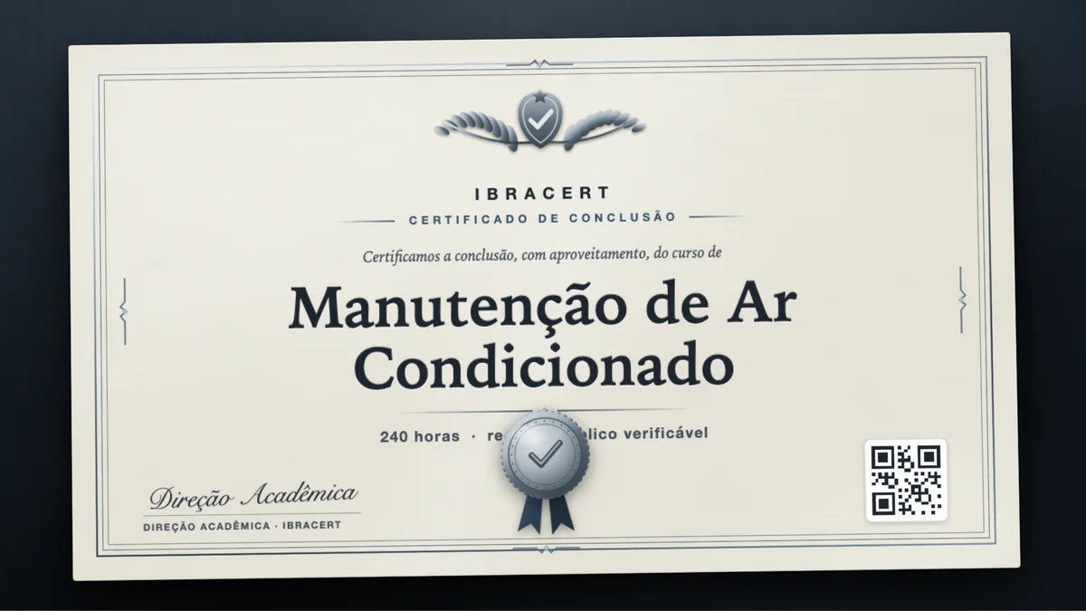 Capa do curso Manutenção de Ar Condicionado