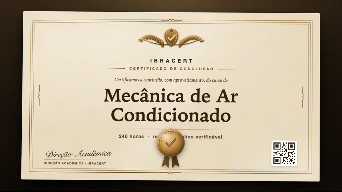 Capa do curso Mecânica de Ar Condicionado