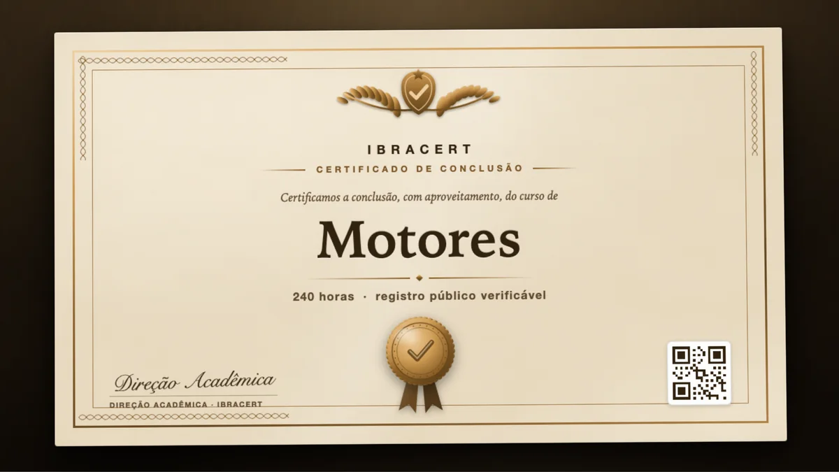 Capa do curso Motores