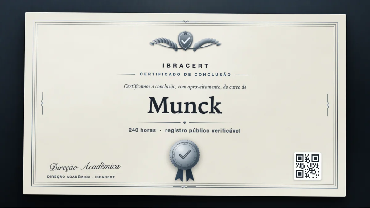 Capa do curso Munck