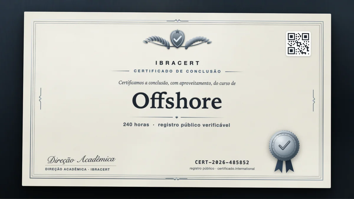 Capa do curso Offshore