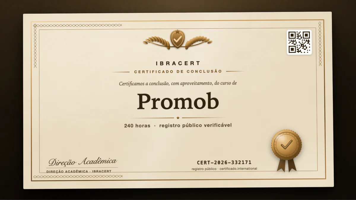 Capa do curso Promob
