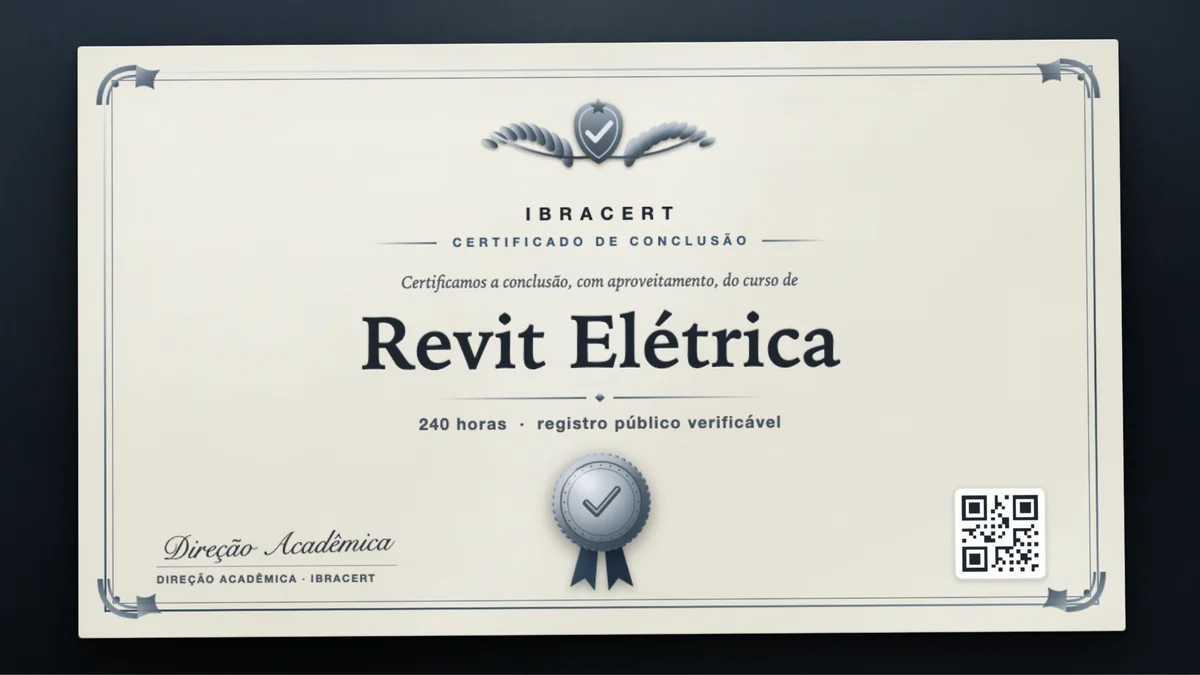 Capa do curso Revit Elétrica