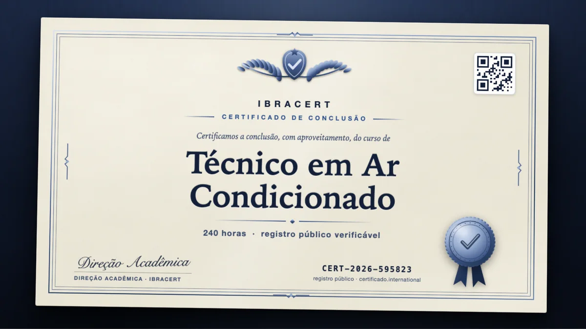 Capa do curso Técnico em Ar Condicionado