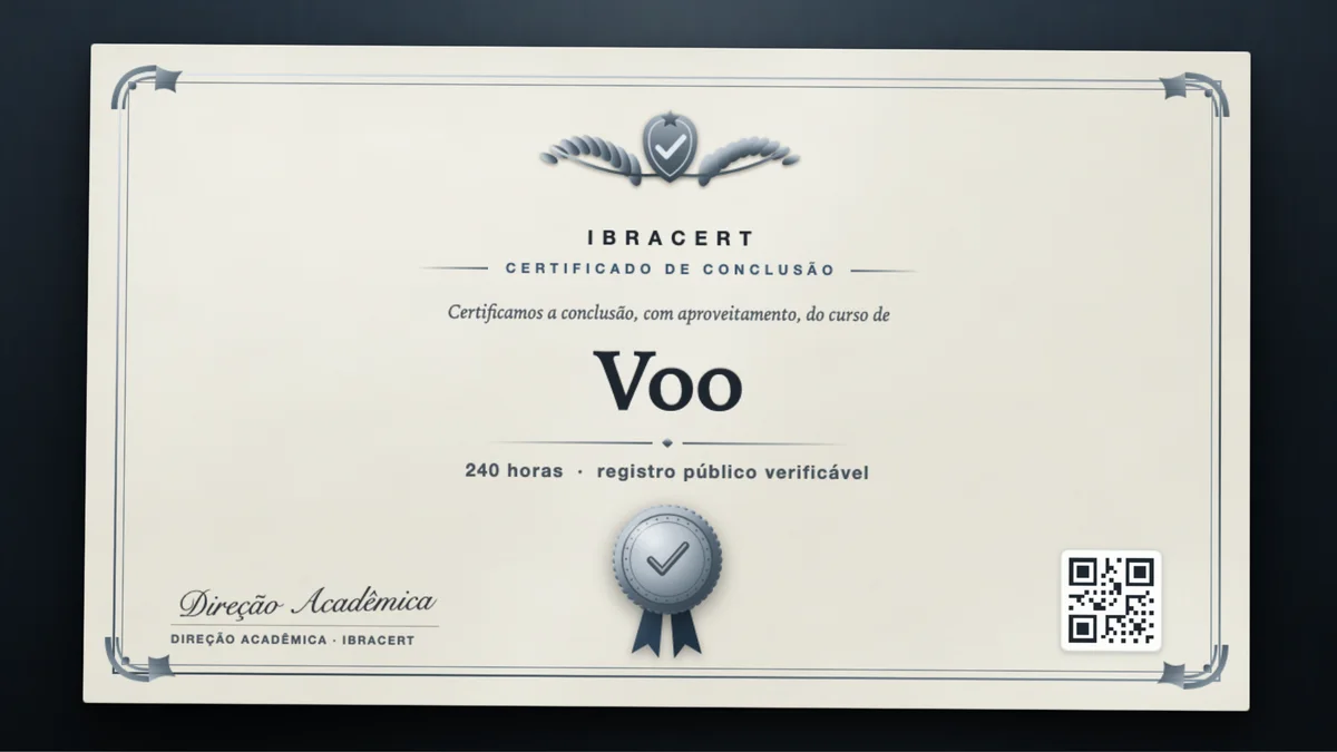 Capa do curso Voo