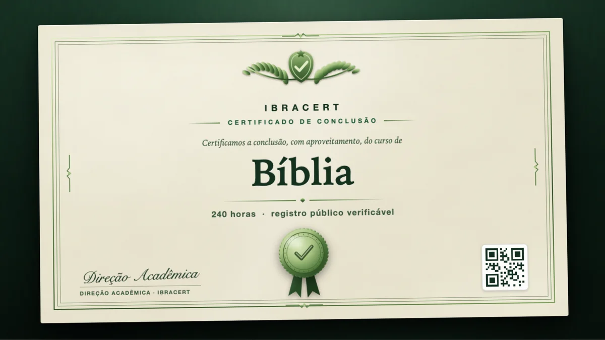 Capa do curso Bíblia