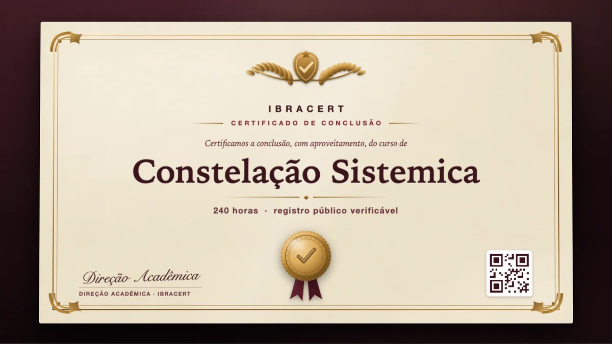 Capa do curso Constelação Sistemica
