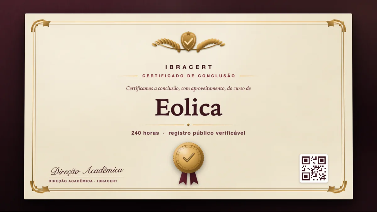 Capa do curso Eolica
