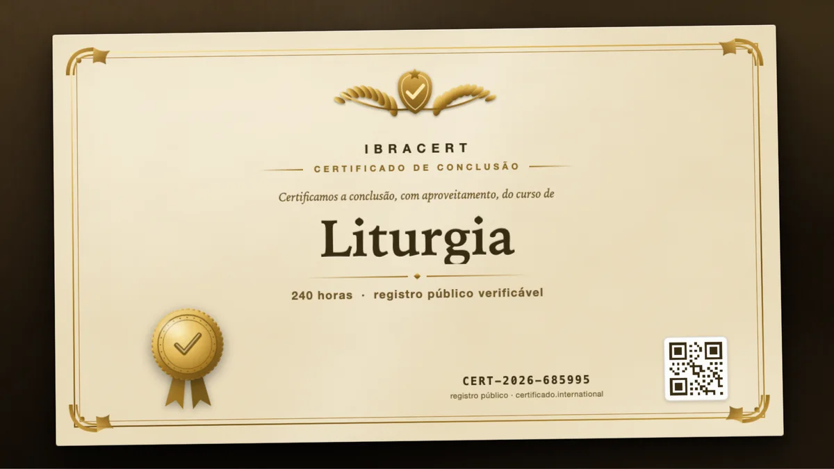 Capa do curso Liturgia