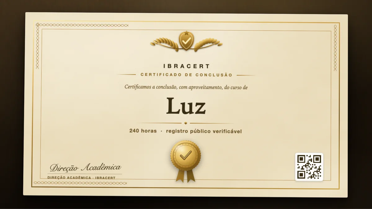 Capa do curso Luz