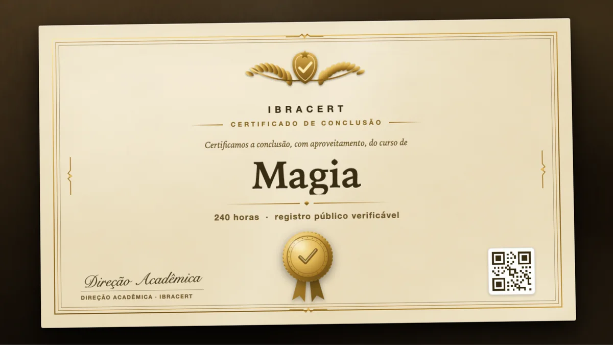 Capa do curso Magia
