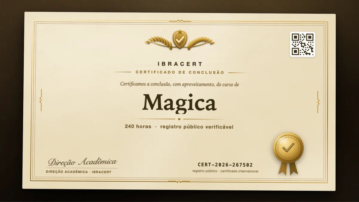 Capa do curso Magica