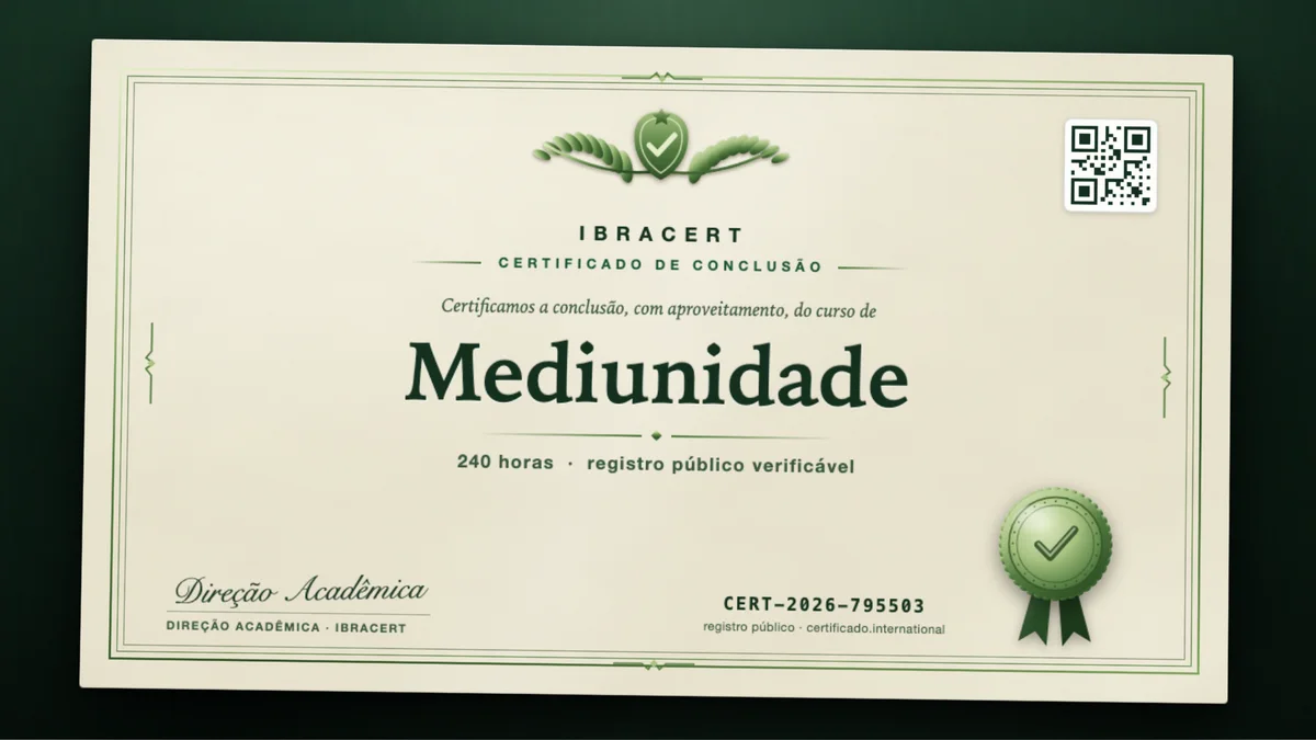 Capa do curso Mediunidade