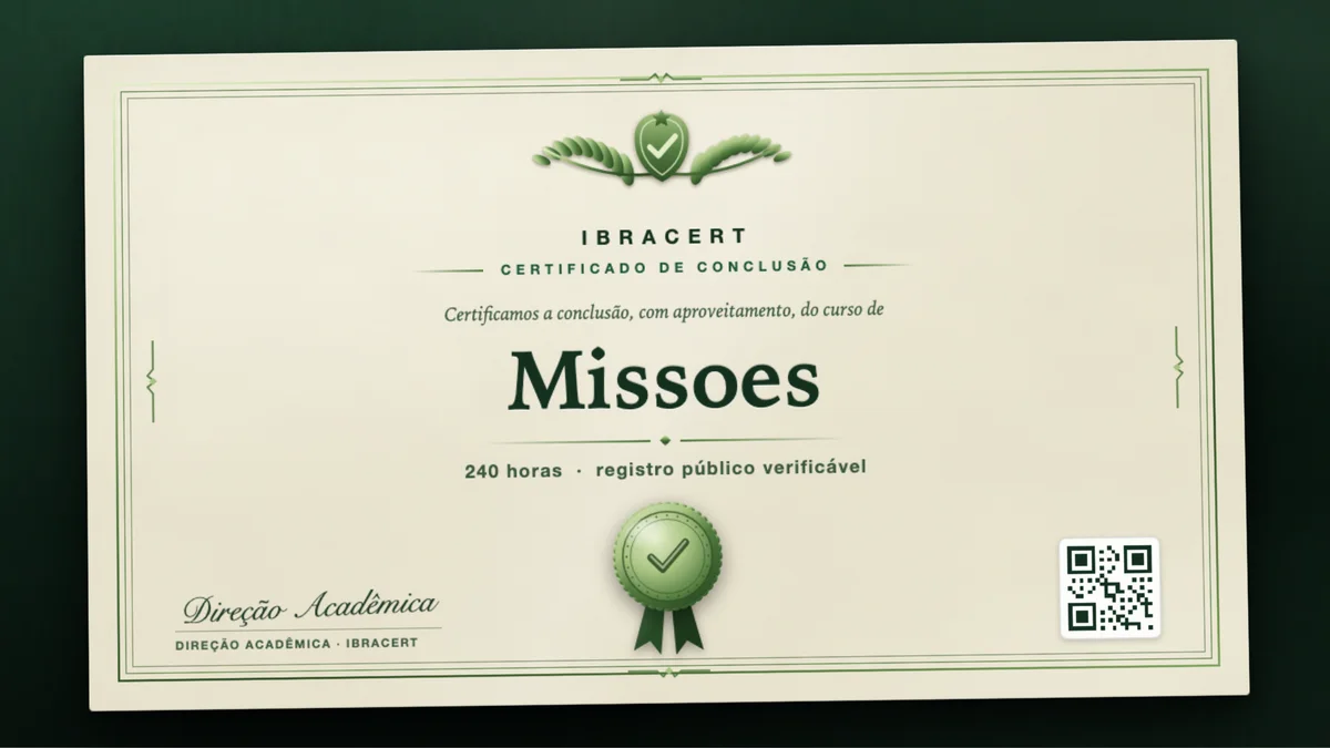 Capa do curso Missoes