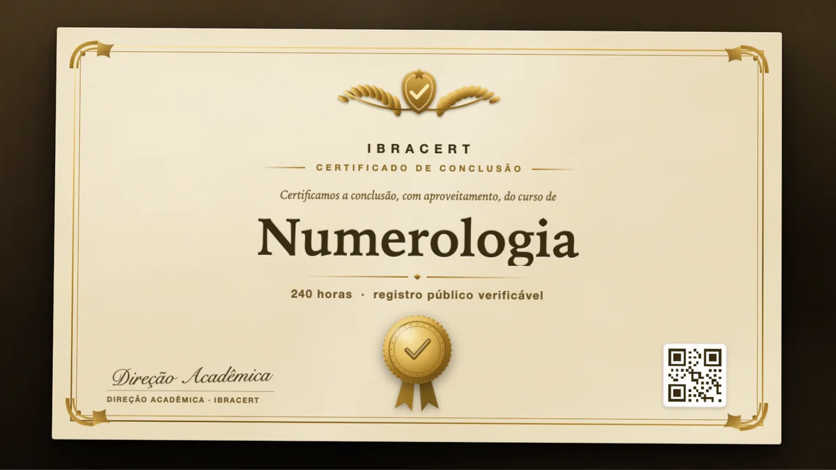 Capa do curso Numerologia