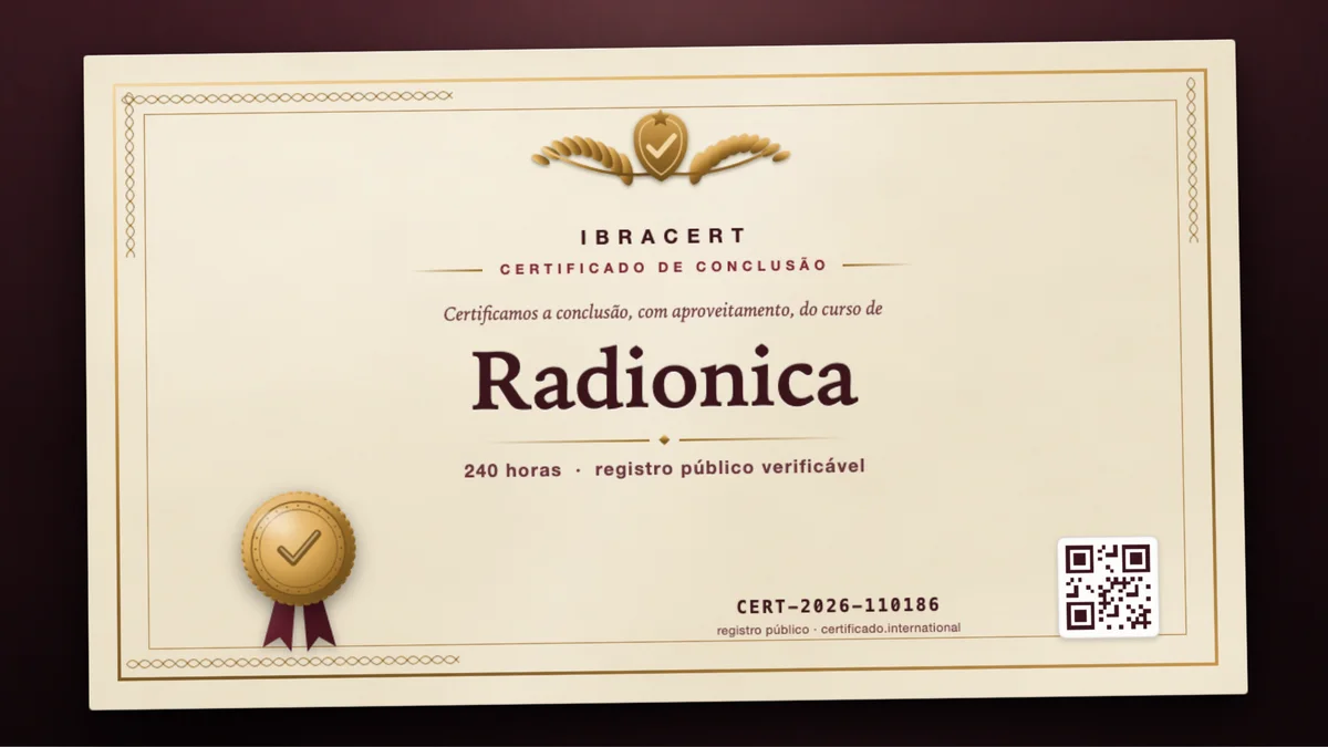Capa do curso Radionica