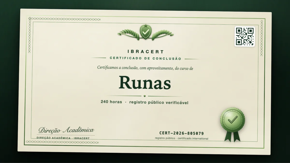 Capa do curso Runas