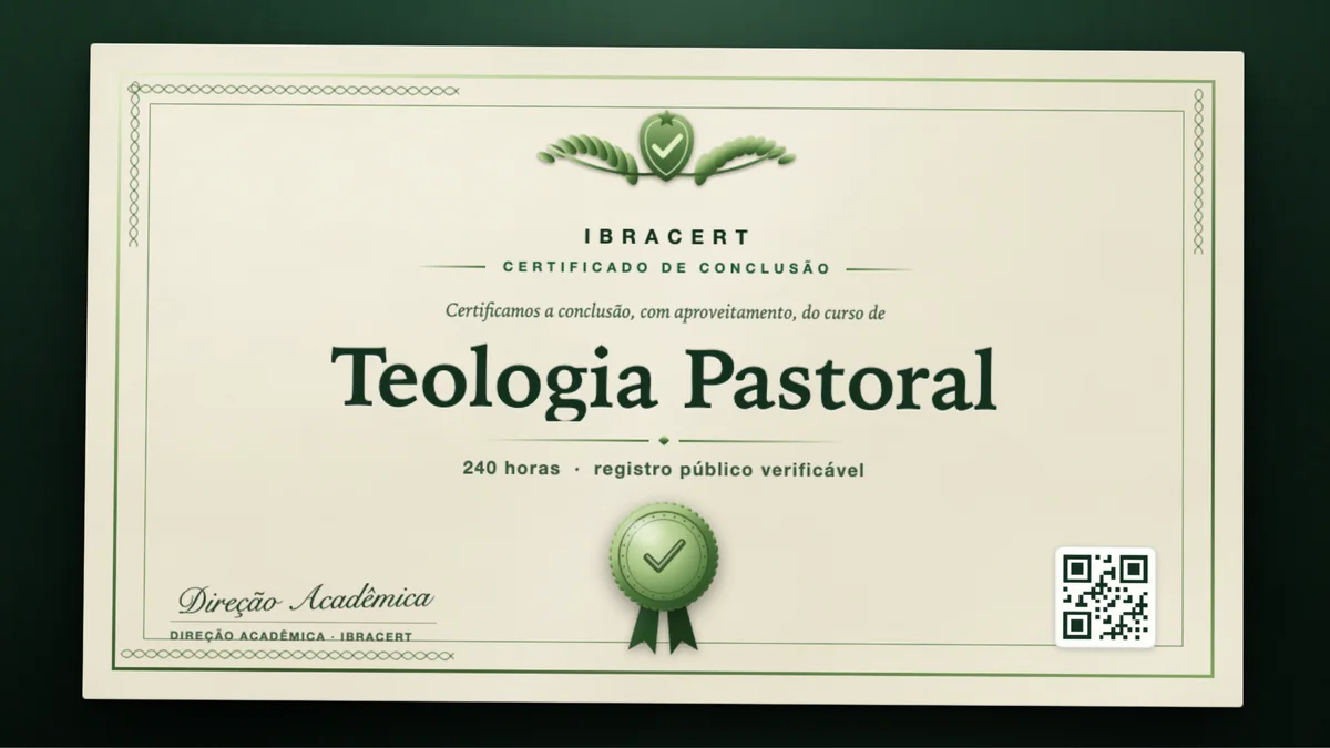 Capa do curso Teologia Pastoral