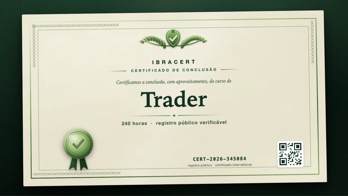 Capa do curso Trader