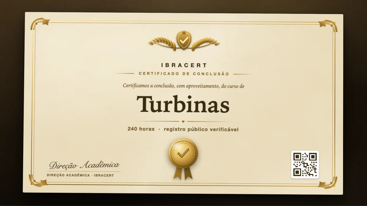 Capa do curso Turbinas