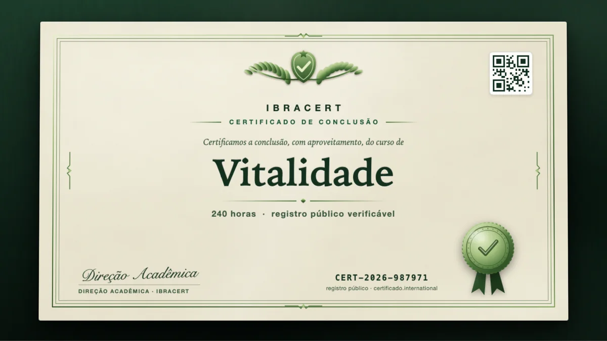 Capa do curso Vitalidade