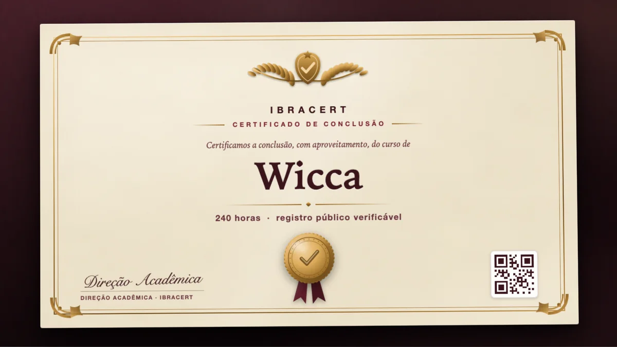 Capa do curso Wicca