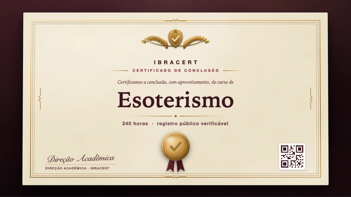 Capa do curso Esoterismo