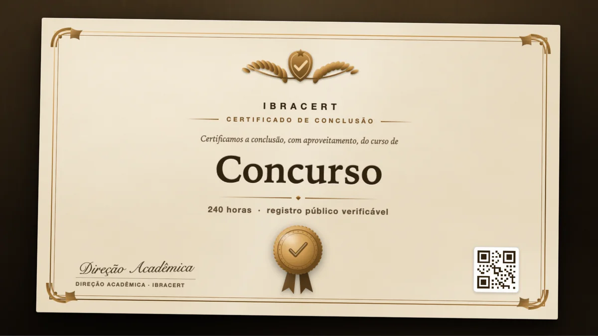 Capa do curso Concurso