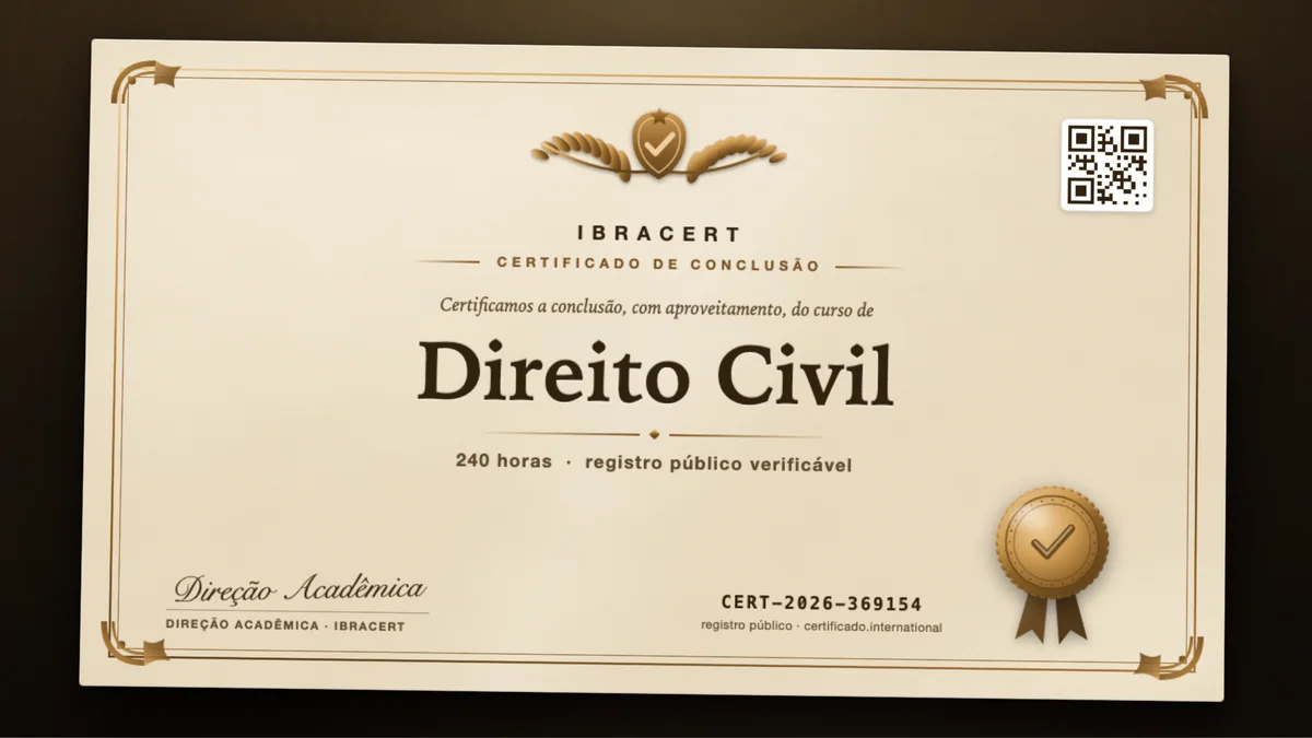 Capa do curso Direito Civil