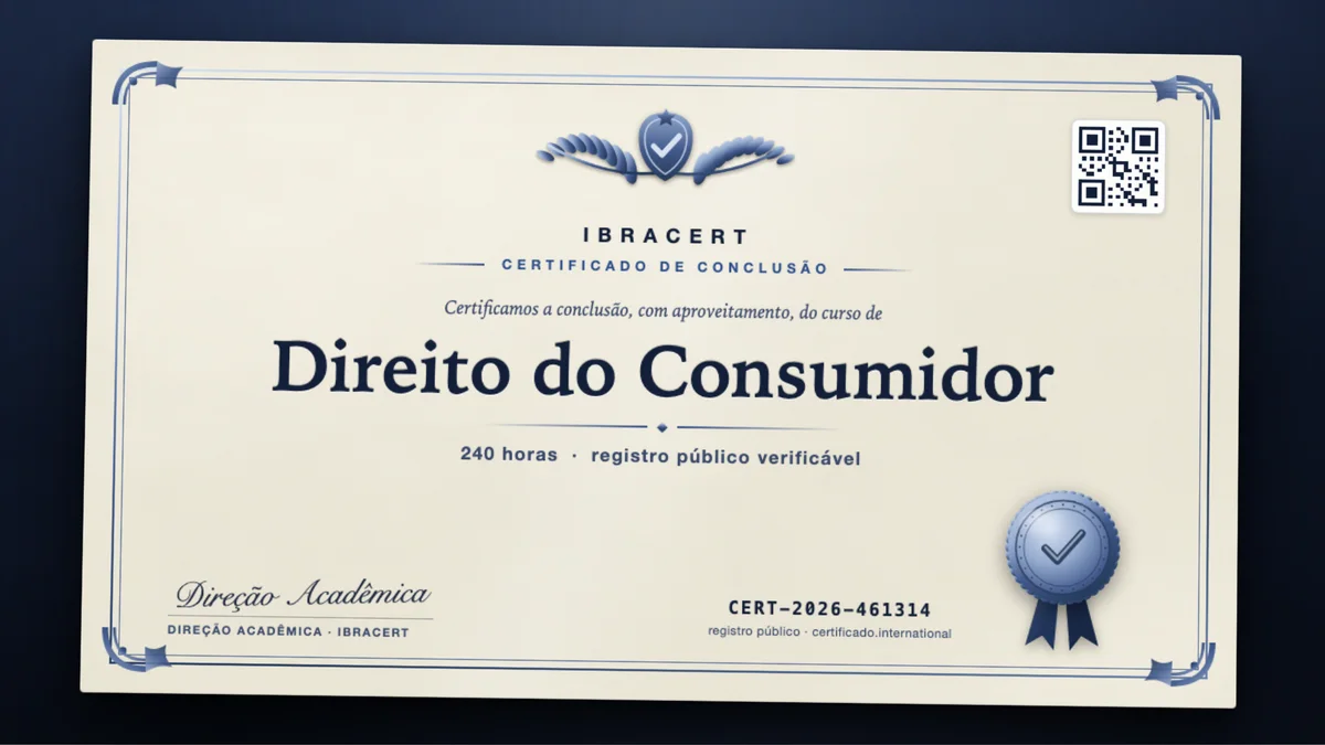 Capa do curso Direito do Consumidor