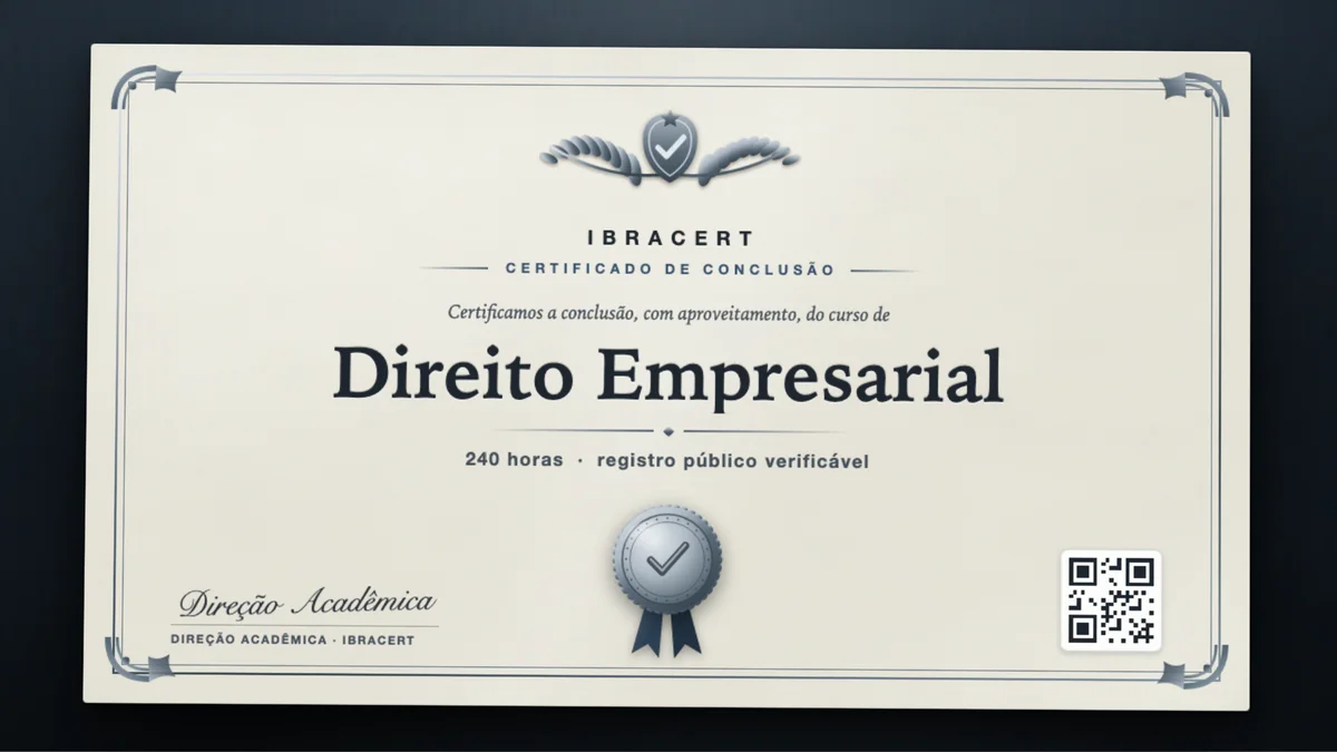 Capa do curso Direito Empresarial
