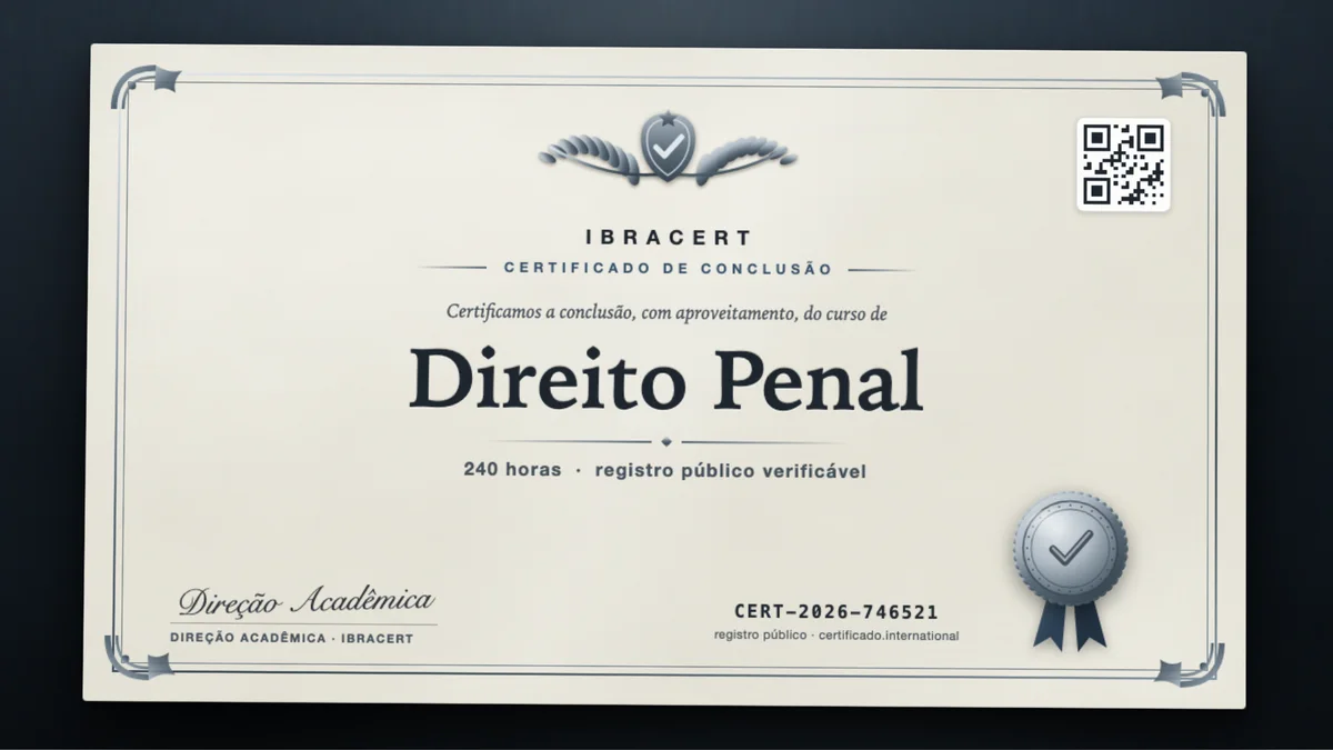 Capa do curso Direito Penal