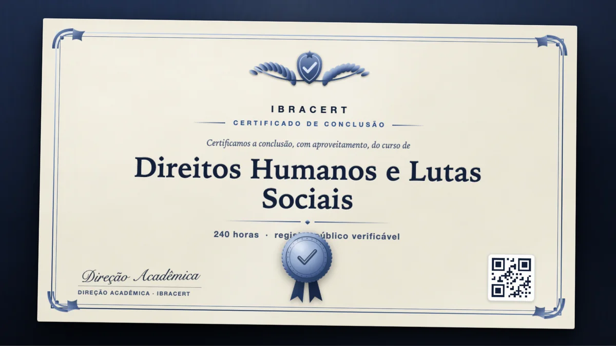 Capa do curso Direitos Humanos e Lutas Sociais